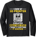 3D Printer Printing Long Sleeve