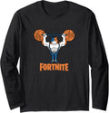 Fortnite Yarn Lifter Orange Text Long Sleeve