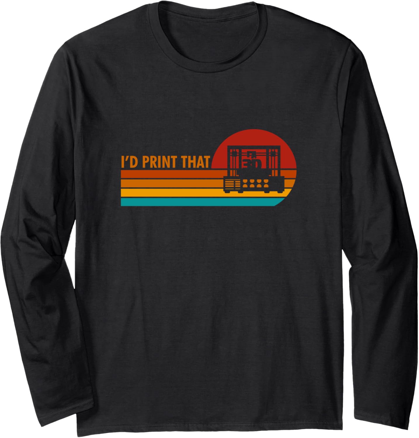 3D Printing Computer Aided Design Stereolithography Printer Long Sleeve
