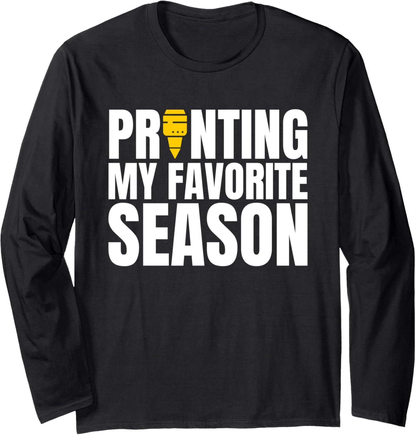Printing My Favorite Season 3D Printer Printing Long Sleeve