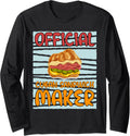 Officially Cuban Sandwich Maker Cooking Chef Long Sleeve