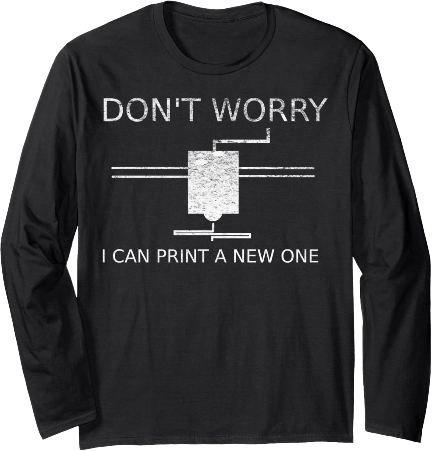 3D Printing 3D Printer Apparel Idea Geeks Long Sleeve