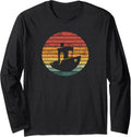 Vintage 3D Printing Benchy Sunset 3D Printer Maker Long Sleeve