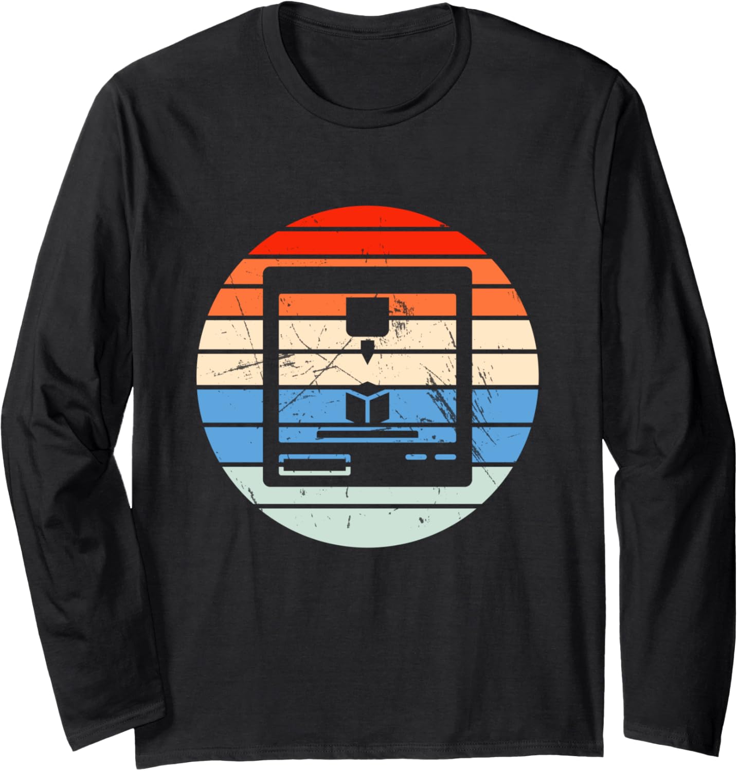 3D Printer Retro 3D Printing Long Sleeve