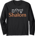 Peace Hebrew Shalom Long Sleeve