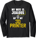 3D Printing Funny Humor 3D Printing Enthusiast Long Sleeve