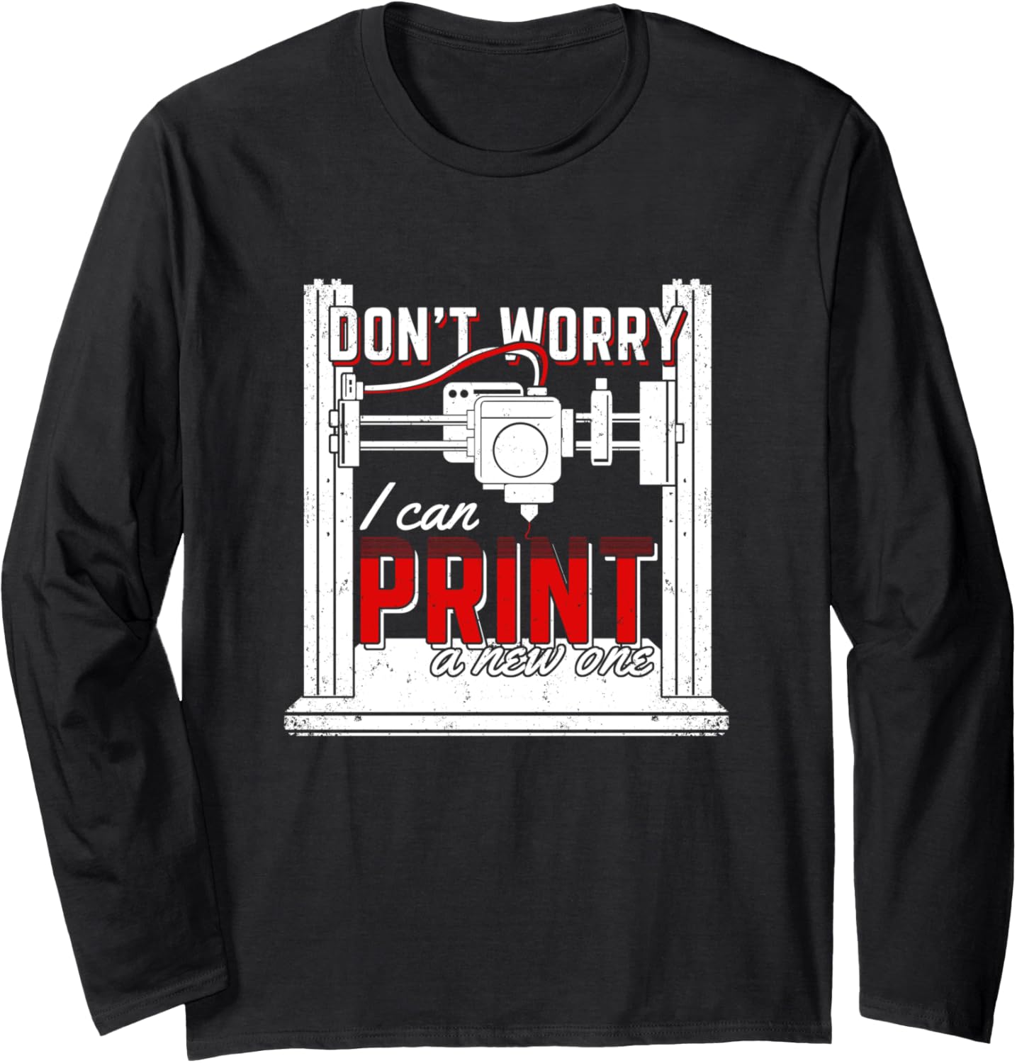 3D Printer Design A 3D Printing Artist Long Sleeve