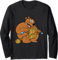 Knitting Bear Funny Grandma Yarn Lovers Long Sleeve
