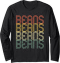 Barista Retro Coffee Beans Vintage Coffeemaker Barista Gift Long Sleeve