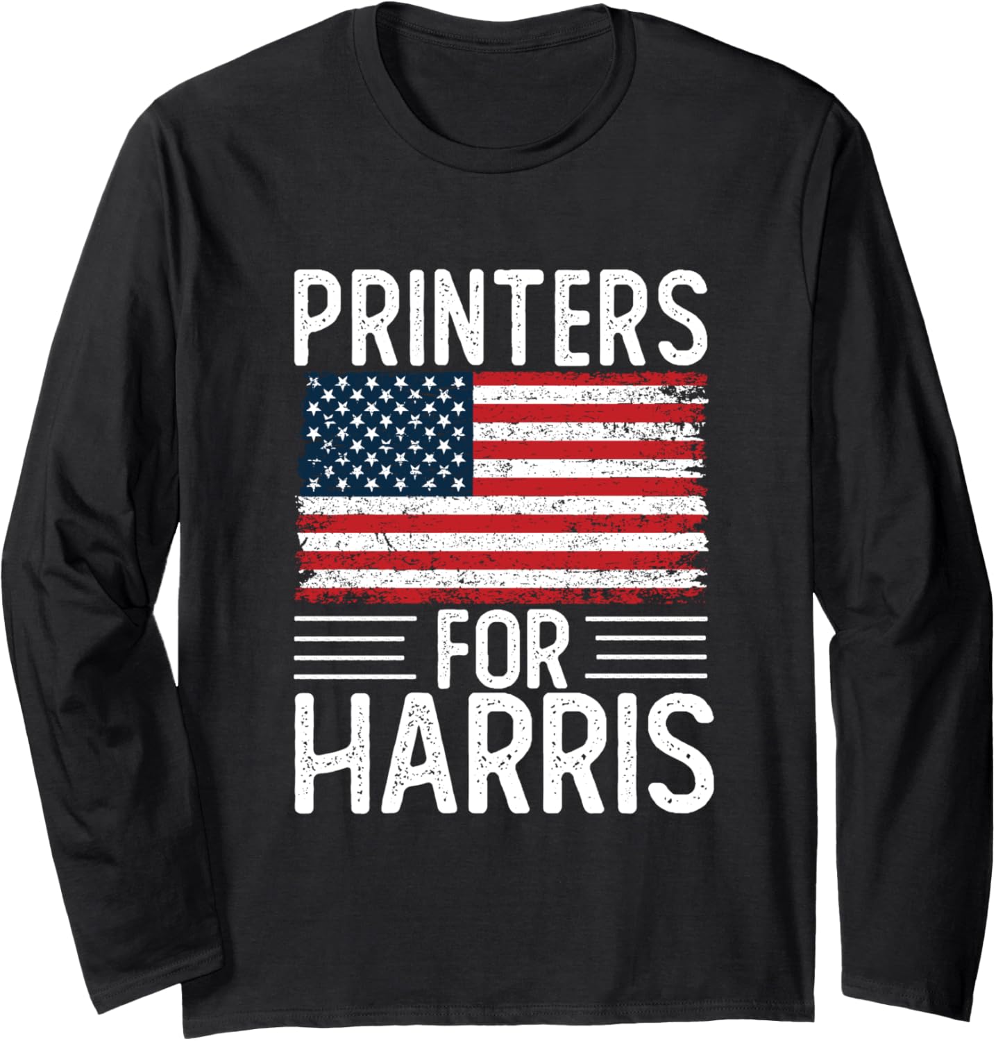 Printers Harris 2024 Shirts President Election 2024 Long Sleeve