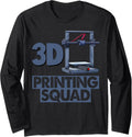 3D Printing Squad Funny Women 3D Printing Love Long Sleeve