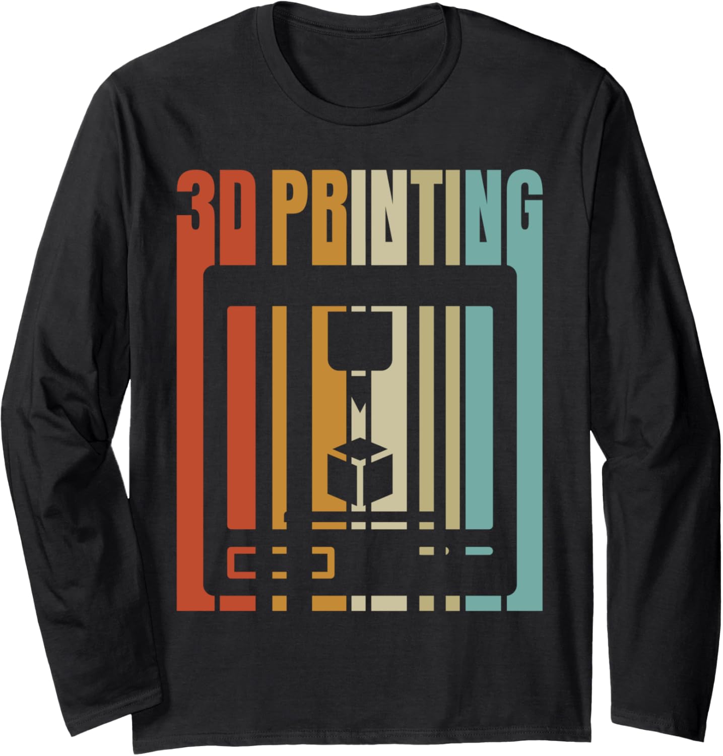 Retro 3D Printing 3D Printer Long Sleeve