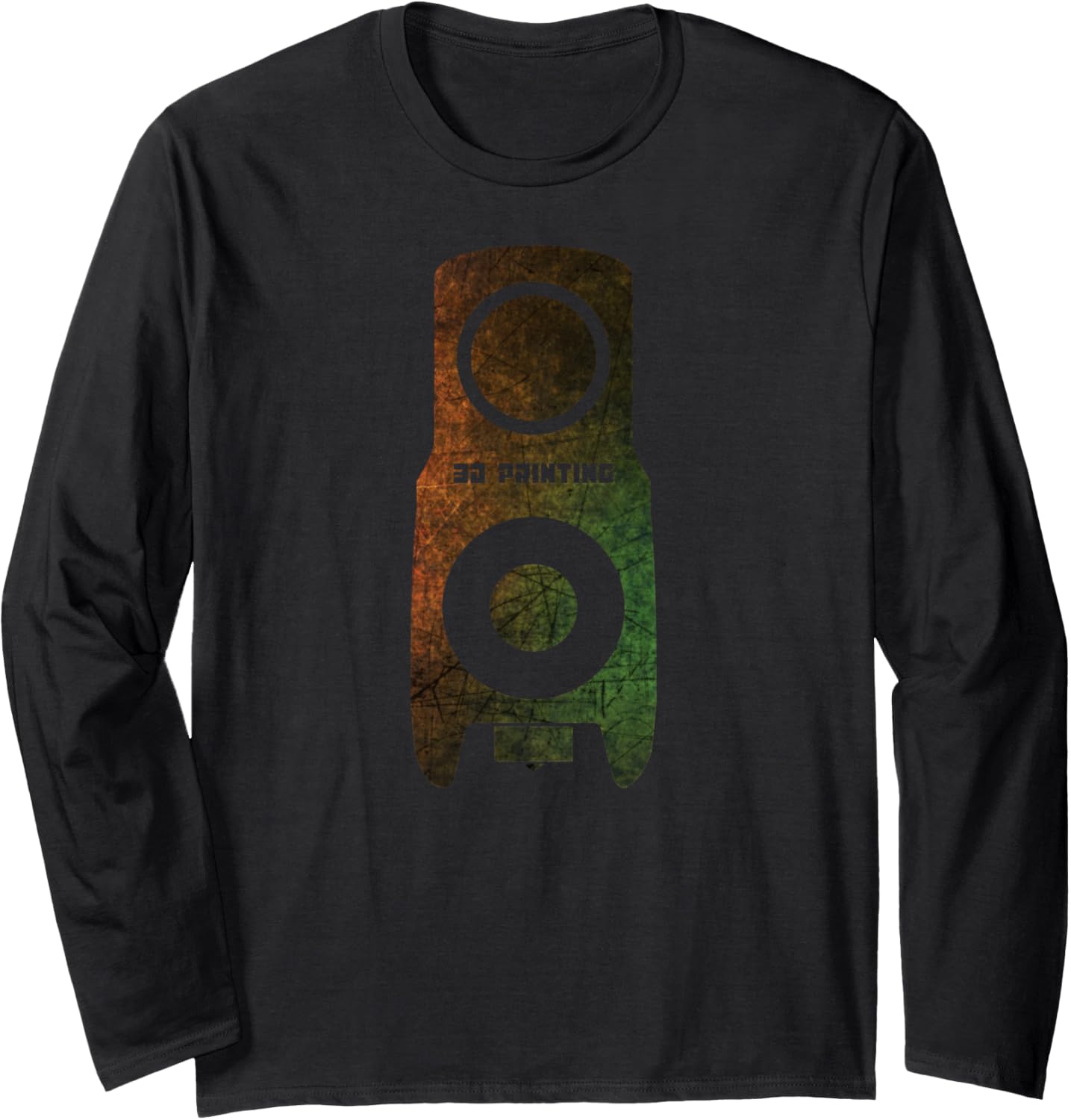 3D Printer Hot End Artwork Design Long Sleeve