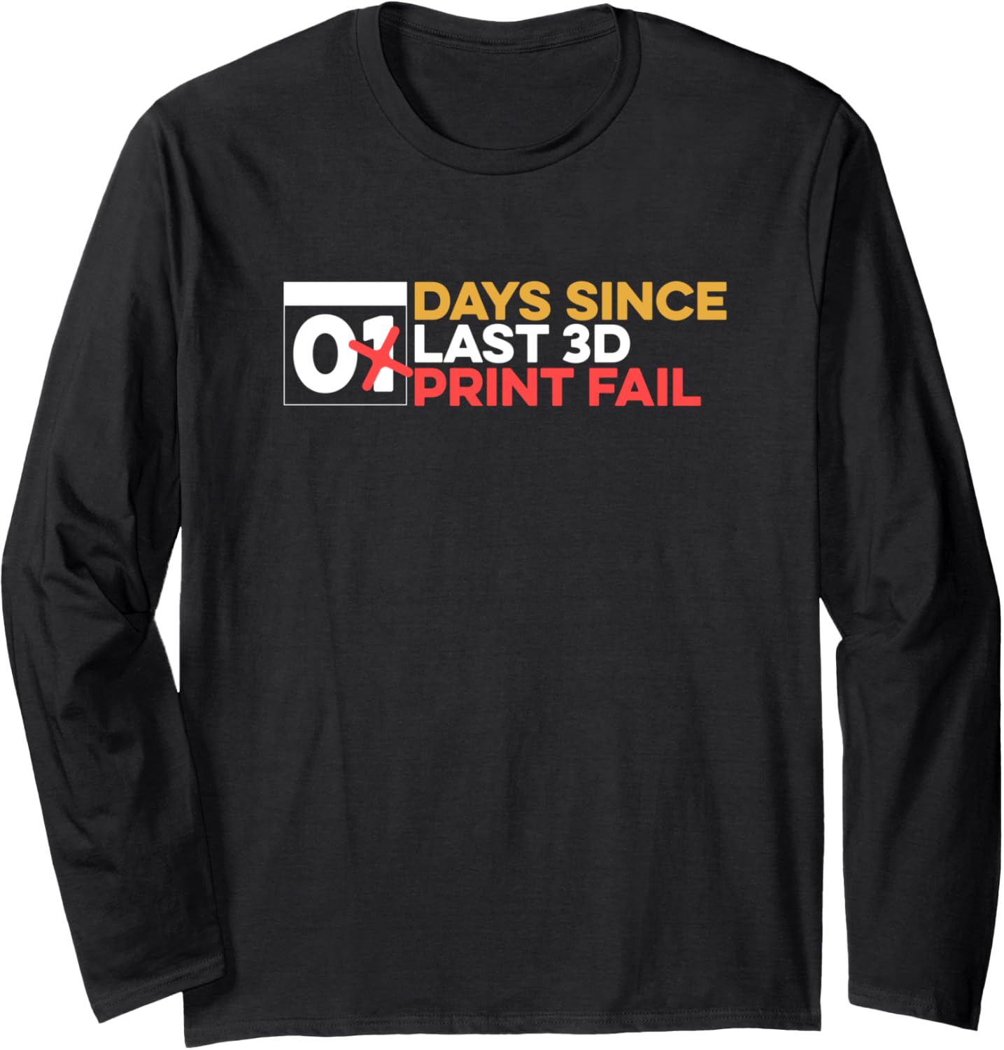 Funny 3D Printing Service Business Owner 3D Printer Lovers Long Sleeve