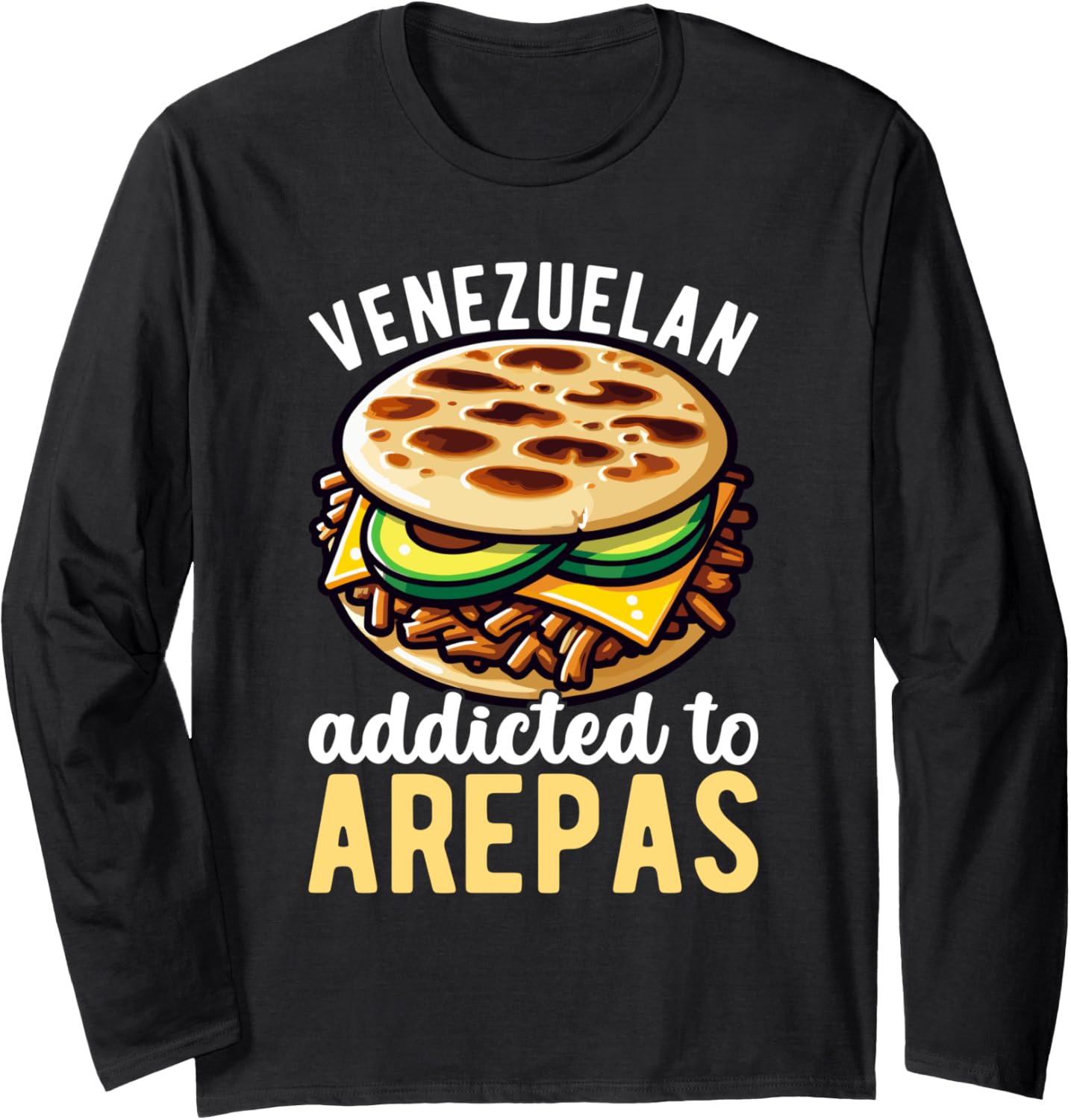 Arepa Maker Latin Snack Venezuela Food Long Sleeve