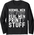 3D Printing Merch 3D Printer Long Sleeve
