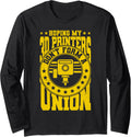 Hoping My 3D Printers Dont Form A Union 3D Printing Long Sleeve