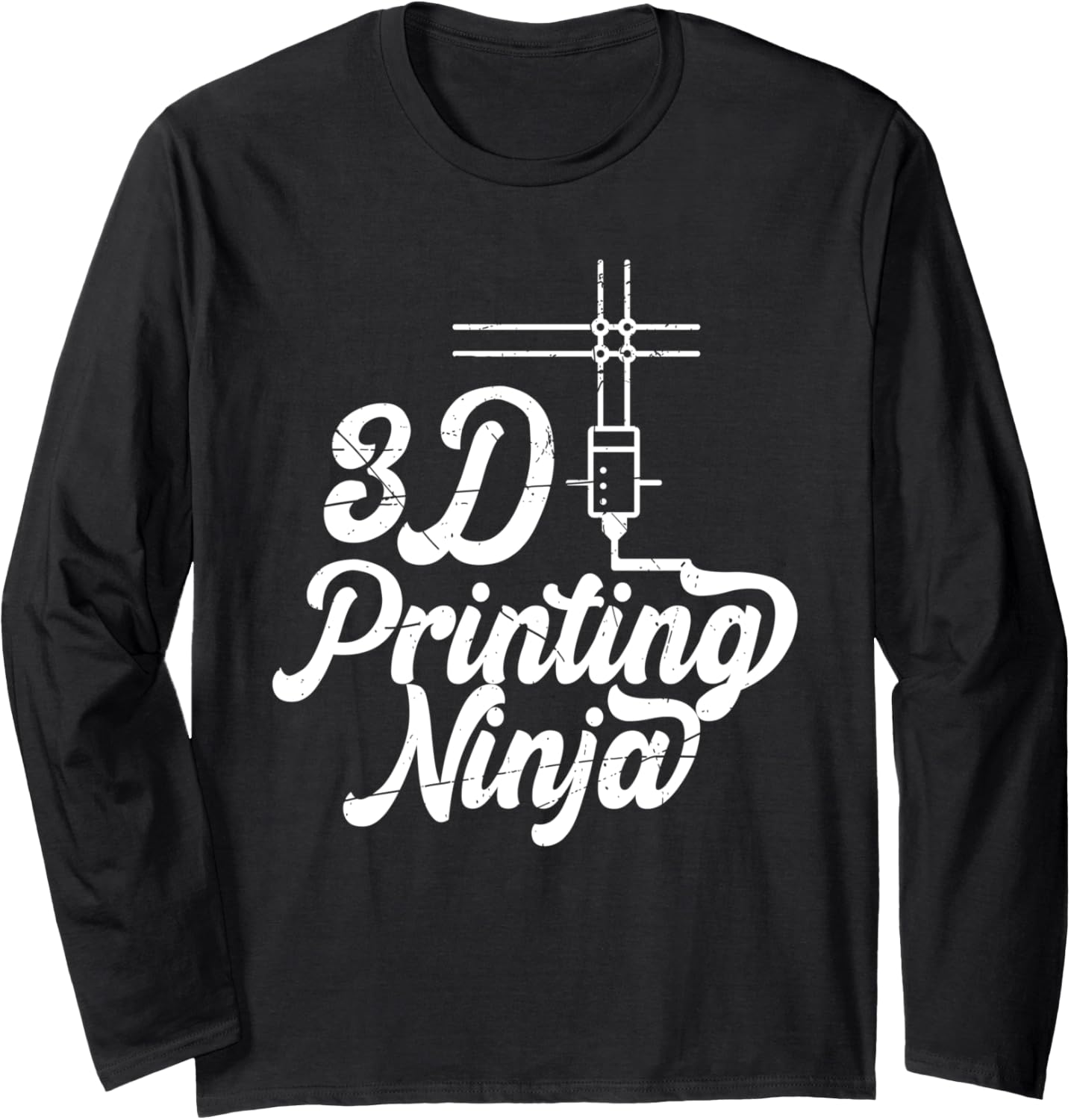 3D Printing Ninja For 3D Printer Long Sleeve