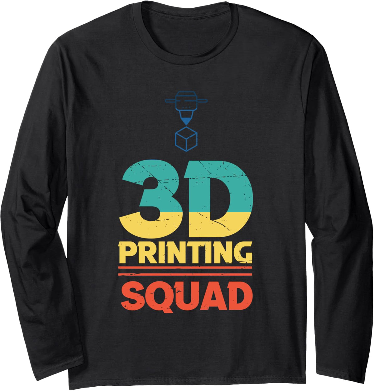 3D Printing Squad Printing Machine 3D Printer Long Sleeve