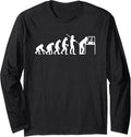 Funny 3D Printing Evolution 3D Printer Joke Men Long Sleeve