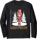 Screen Printer Christmas Classic Female Nutcracker Long Sleeve