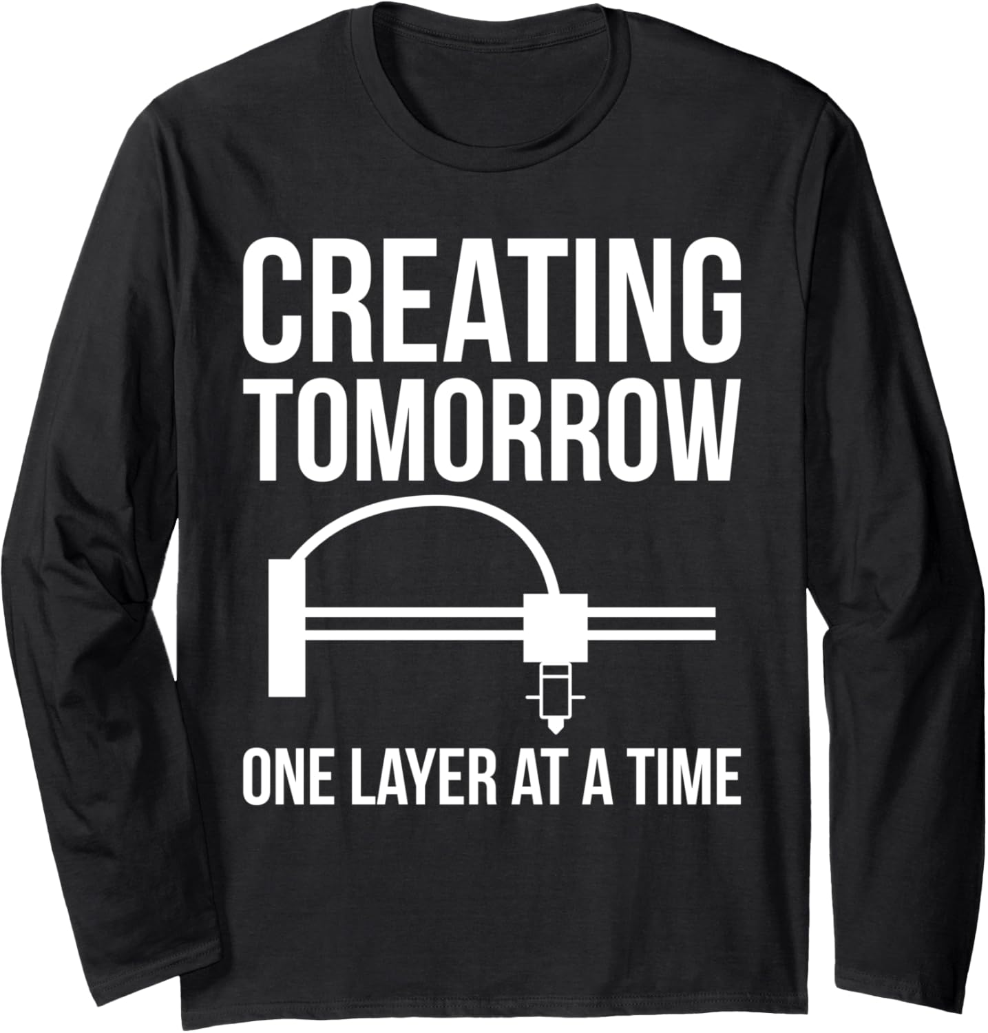 Creating Tomorrow 3D Printer Printing Long Sleeve
