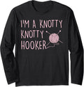 Knitting And Crochet Cute Knotty Knotty Hooker Yarn Needles Long Sleeve