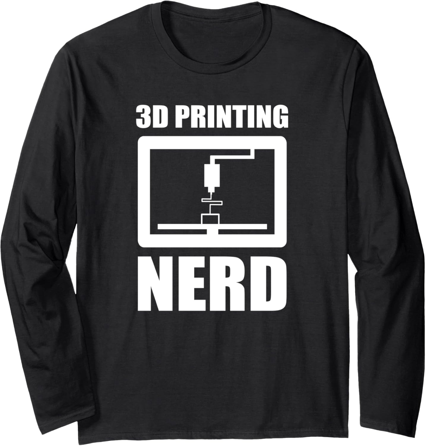 Printing Nerd Funny Printer Long Sleeve