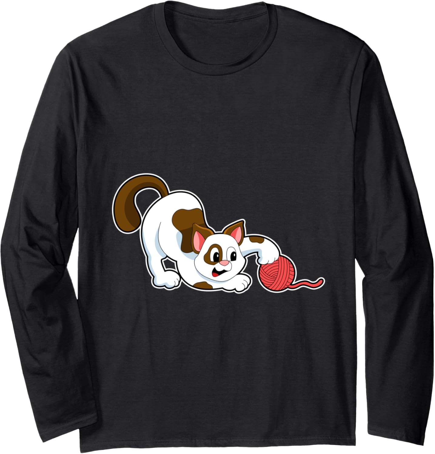 Cat Ball of yarn Long Sleeve