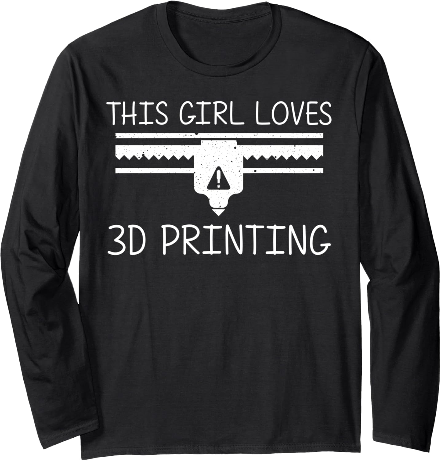 Cool 3D Printing Girls Kid 3D Printer Lovers Print Geeks Long Sleeve