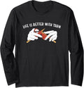 Life is Better with Yarn Knitting Long Sleeve