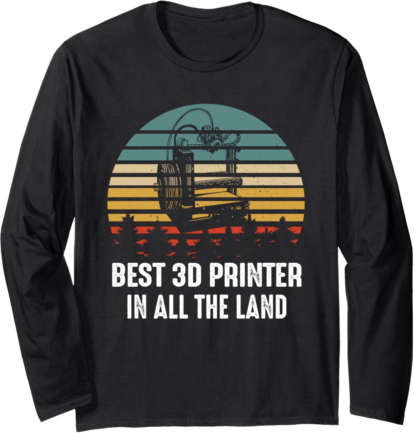 Best 3D Printing Printer Artwork Creative Design Model Long Sleeve
