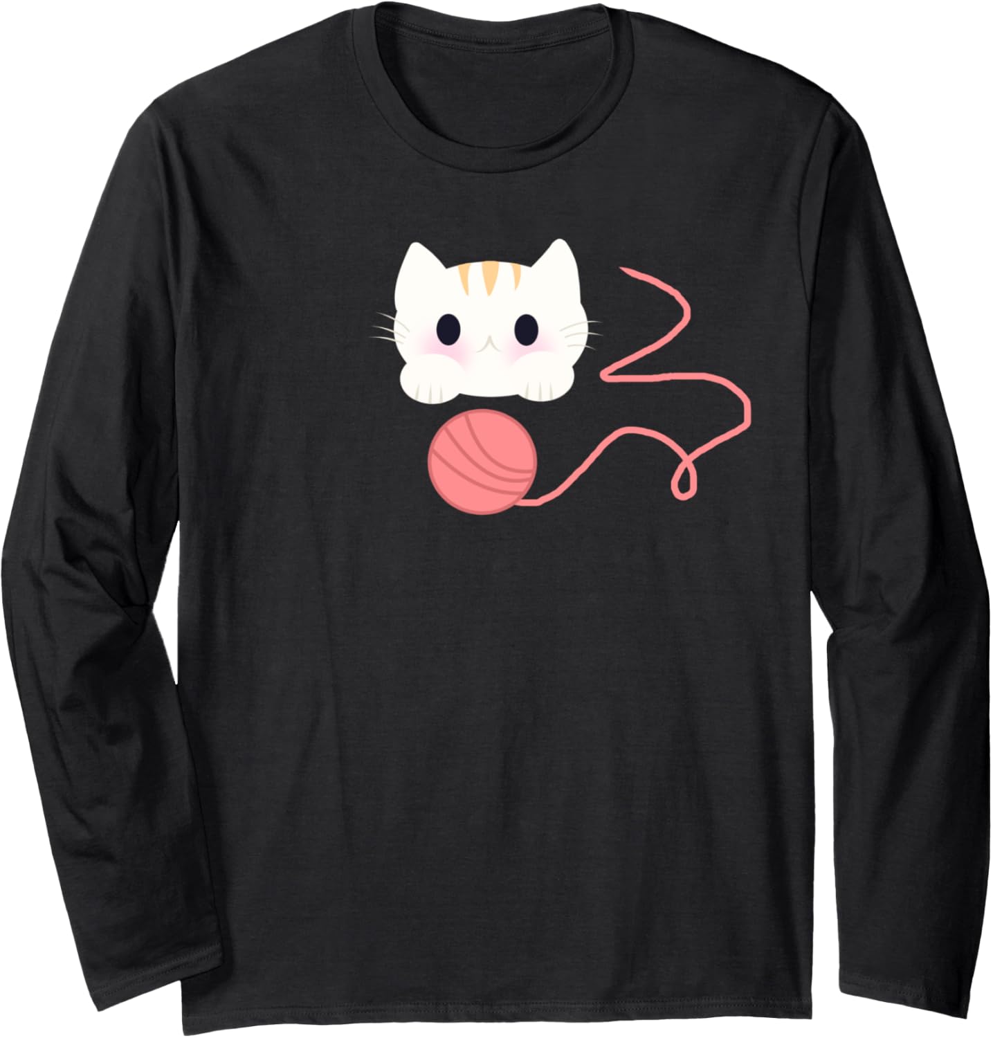 Kitten Playing With Yarn Long Sleeve