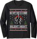 In My Mind Silent Night Ugly Christmas Xmas Sweater Top Long Sleeve