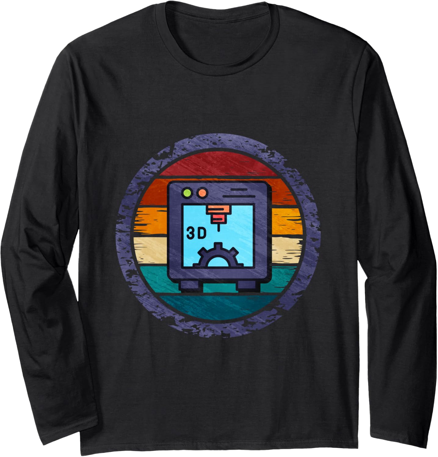 3D Printing Retro Long Sleeve