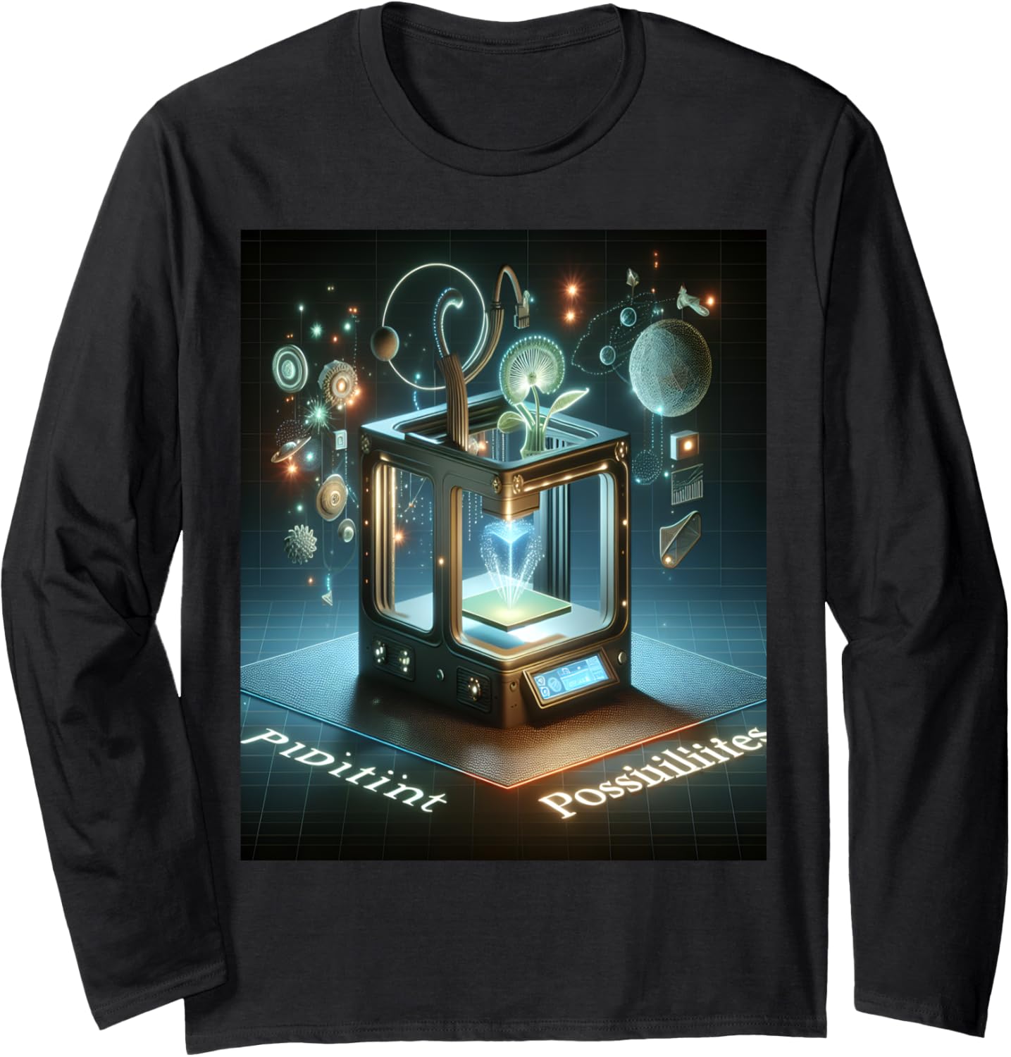 Techcore 3D Printer Print Possibilities Long Sleeve