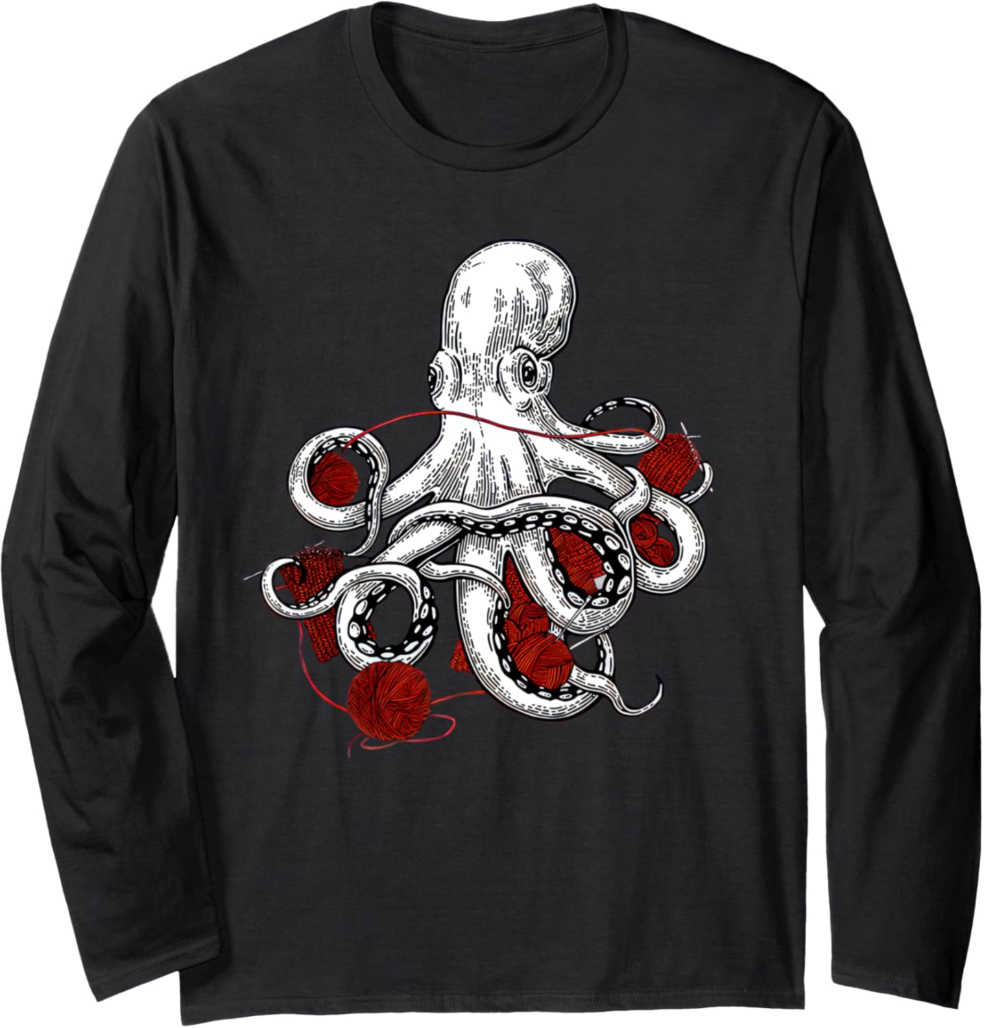 Yarn vogue yarn craftopus funny octopus yarn lover Long Sleeve