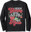 Its Not Hoarding I Rescue Yarns Trapped In The Store Quilter Long Sleeve
