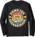 Retro 3D Printer Down Shenanigans 3D Printing Long Sleeve