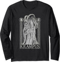 Krampus Gruss Von Krampus Dark Gothic Christmas Long Sleeve
