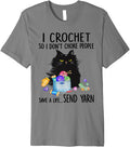 I crochet so i don't choke people save a life send yarn Premium