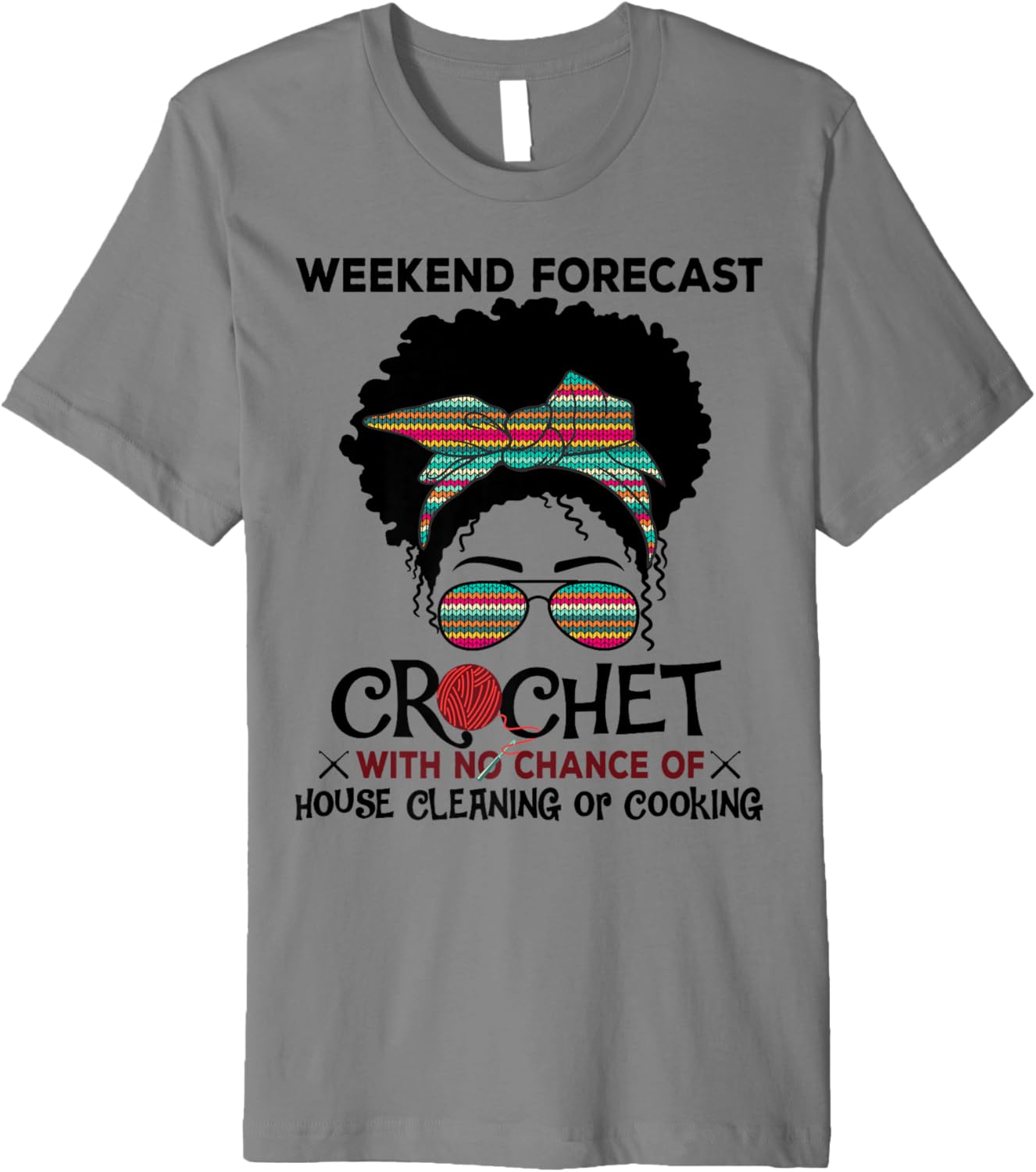 Weekend Forecast Crochet Yarn Wool Colorful Pattern Women Premium