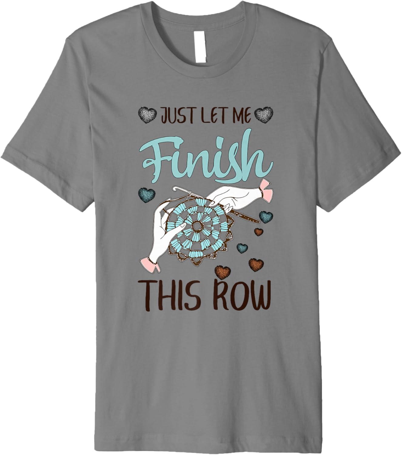 Funny Crochet Knitting Yarn Lovers Premium