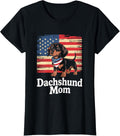 American Flag Dachshund Dog Mom Patriotic
