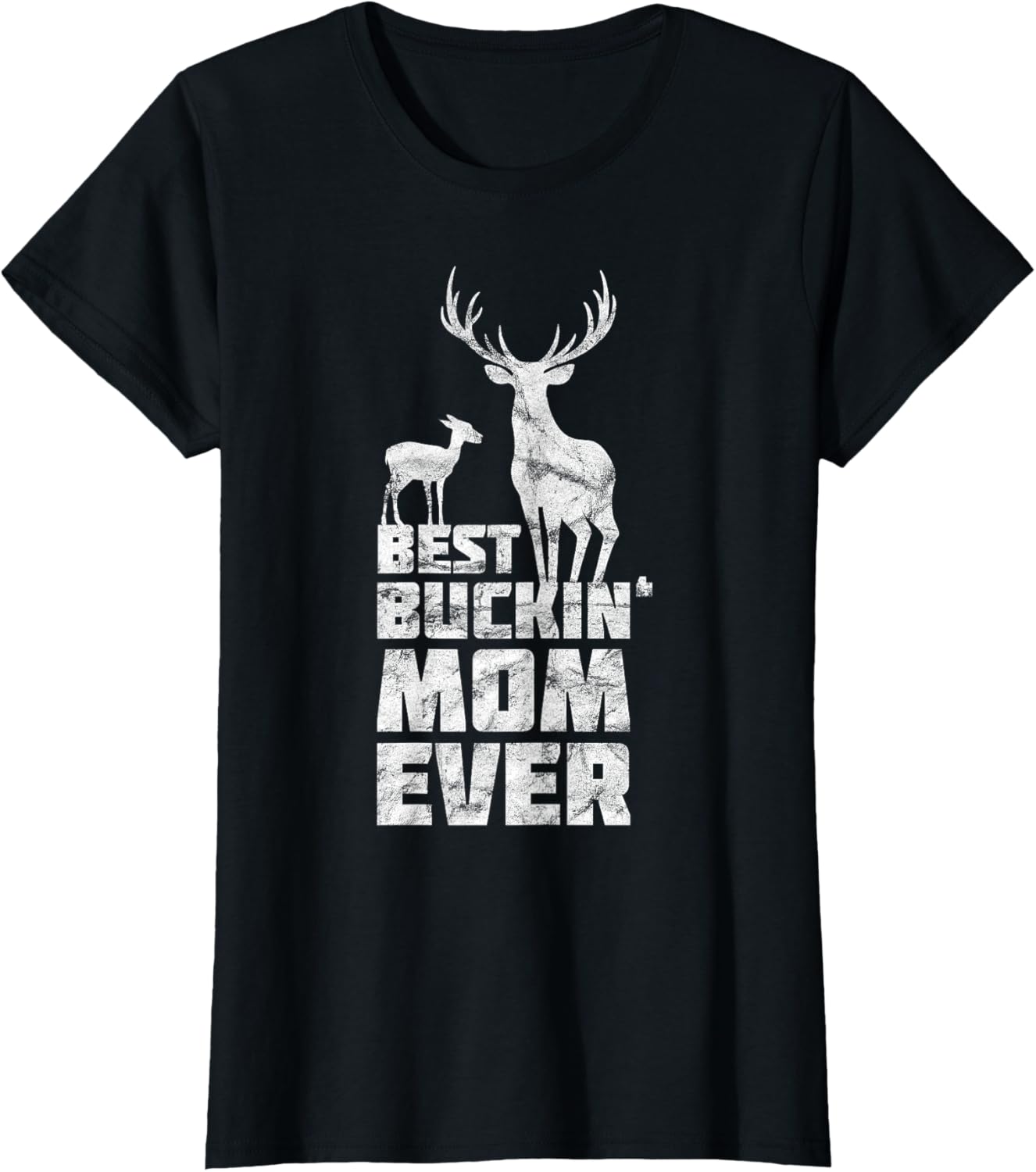Best Buckin Mom Shirt Deer Buck Hunting Bucking Mother Gift