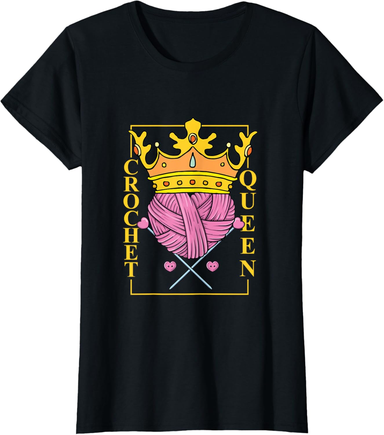 Crochet Queen | Yarn Knitting Crocheting | Crocheter Knitter