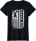 Cheer Mom Usa Flag 4Th Of July Cheerleading Mom Cheerleader