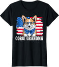 Corgi Grandma Usa Patriotic Dog Lover 4Th Of July Grandmom