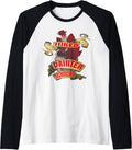 Printer Technician Inked Skull Red Roses Tattoo Raglan Baseball Tee