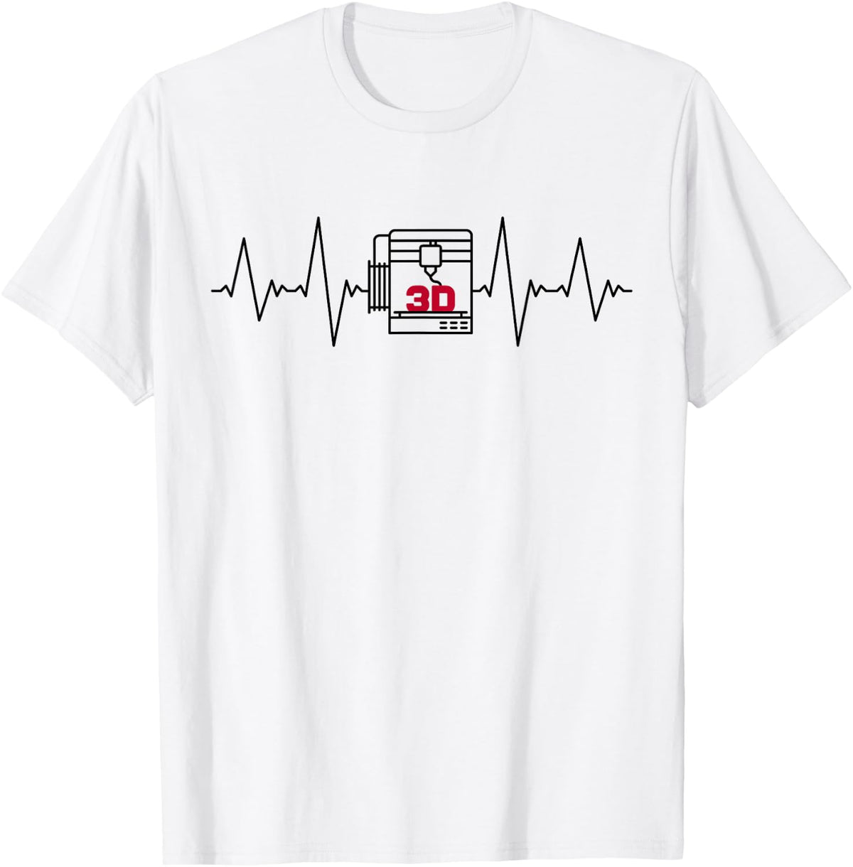 3D Printing Ecg Heartbeat 3D Printer Pulse Line